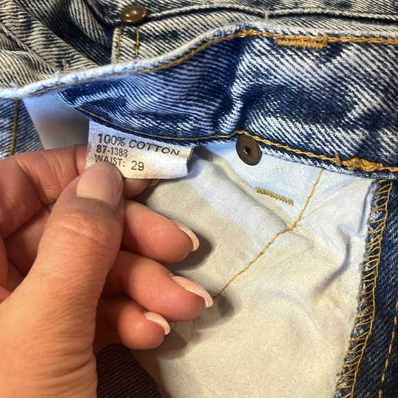 The World Cowboy Vintage Acid  Washed Denim, Size 29 - Picture 12 of 12